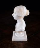 Diminutive 'Marble Bust Of Louisa', Dated 1848 - Harrington Antiques