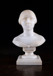 Diminutive 'Marble Bust Of Louisa', Dated 1848 - Harrington Antiques