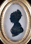Early 19th Century Gilded Silhouette Portrait Of A Lady - Harrington Antiques