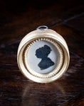 Early 19th Century Gilded Silhouette Portrait Of A Lady - Harrington Antiques