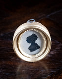 Early 19th Century Gilded Silhouette Portrait Of A Lady - Harrington Antiques