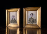 Early 19th Century Pair of Watercolour Portraits - Harrington Antiques