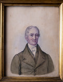 Early 19th Century Pair of Watercolour Portraits - Harrington Antiques
