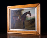 Early 19th Century Portrait Of A Bay Hunter Horse - Harrington Antiques