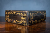 Fine Gilt Tooled Leather Writing box by Fitzmaurice West, London. - Harrington Antiques