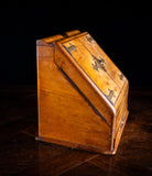 Fine Walnut & Brass Stationary Cabinet, c.1880 - Harrington Antiques