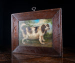 Folk Art Portrait Of A Spaniel - Harrington Antiques