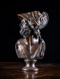 French Bronze Bust of Ajax, c.1880 - Harrington Antiques