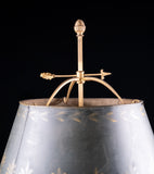 French Gilt Brass Bouillotte Candle Lamp - Harrington Antiques