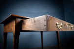 George III Oak Writing Table - Harrington Antiques