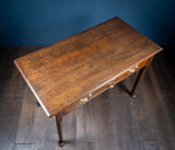 George III Oak Writing Table - Harrington Antiques