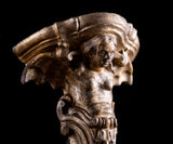 Gilt Terracotta Winged Siren Wall Brackets (With Provenance), c.1890 - Harrington Antiques