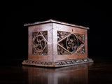 Gothic Revival Oak Letter / Correspondence Box, c.1880 - Harrington Antiques
