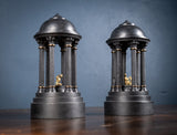 Grand Tour Bronze & Slate Temple Models, c.1880 - Harrington Antiques