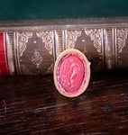 Grand Tour Red Sulphur Intaglio, c.1800 - Harrington Antiques