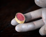 Grand Tour Red Sulphur Intaglio, c.1800 - Harrington Antiques