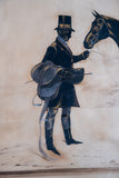 Henry Albert Frith (1819 - 1871) - Large Silhouette of Gentleman and Horse - Harrington Antiques