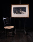 Herbert Dicksee (1862 - 1942) - 'Waiting For Master'. Signed Etching. - Harrington Antiques