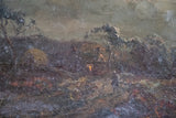 John Falconar Slater (1857 - 1937) - Moonlight Coastal Landscape - Harrington Antiques