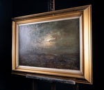John Falconar Slater (1857 - 1937) - Moonlight Coastal Landscape - Harrington Antiques