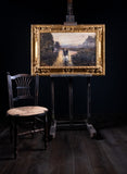 John William Buxton Knight (1843 - 1908) - 'The Only Way'. Oil On Canvas. - Harrington Antiques