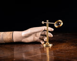 Lacquered Brass Bullseye Condenser Magnifying Glass, c.1910 - Harrington Antiques