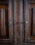 Large 18th Century Oak Wall Cupboard - Harrington Antiques