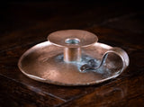 Large Arts & Crafts Copper Chamberstick - Harrington Antiques