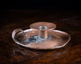 Large Arts & Crafts Copper Chamberstick - Harrington Antiques