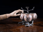 Large Bronze & Coconut Table Vesta, c.1880 - Harrington Antiques
