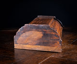 Large Elm Double Compartment Candle Box, c.1800 - Harrington Antiques