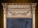 Large Regency Painted Pier Mirror With Lion Masks - Harrington Antiques