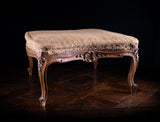 Louis XV Style Carved Beech Stool, c.1900 - Harrington Antiques