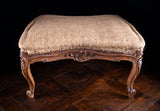 Louis XV Style Carved Beech Stool, c.1900 - Harrington Antiques