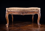 Louis XV Style Carved Beech Stool, c.1900 - Harrington Antiques