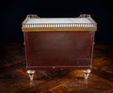 Miniature Louis XVI Mahogany, Bronze & Marble Commode - Harrington Antiques
