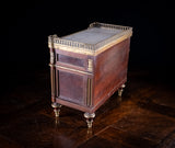 Miniature Louis XVI Mahogany, Bronze & Marble Commode - Harrington Antiques