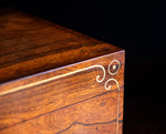 Monumental Rosewood Brass Inlaid Writing Slope, c.1840 - Harrington Antiques