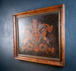 Painted Royal Coat Of Arms Coach Panel - Harrington Antiques