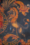 Painted Royal Coat Of Arms Coach Panel - Harrington Antiques