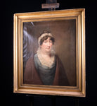 Portrait of 'Jean Bryce or Crawford'. Oil On Canvas. - Harrington Antiques