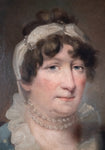Portrait of 'Jean Bryce or Crawford'. Oil On Canvas. - Harrington Antiques
