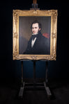 Portrait of William Brown, c.1840. Oil on Canvas. - Harrington Antiques