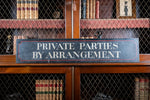 'Private Parties By Arrangement' Hand Painted Sign - Harrington Antiques