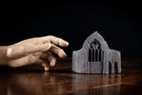 Rare Irish Bog Oak Miniature Gothic Architectural Ruin, c.1860 - Harrington Antiques