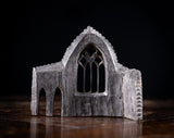 Rare Irish Bog Oak Miniature Gothic Architectural Ruin, c.1860 - Harrington Antiques