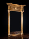 Regency Giltwood Pier Mirror With Lion Mask - Harrington Antiques