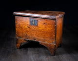 Small Vernacular Elm and Pine Coffer, c.1800 - Harrington Antiques