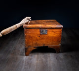 Small Vernacular Elm and Pine Coffer, c.1800 - Harrington Antiques