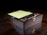 Victorian Coromandel Writing Slope With Bramah Lock - Harrington Antiques